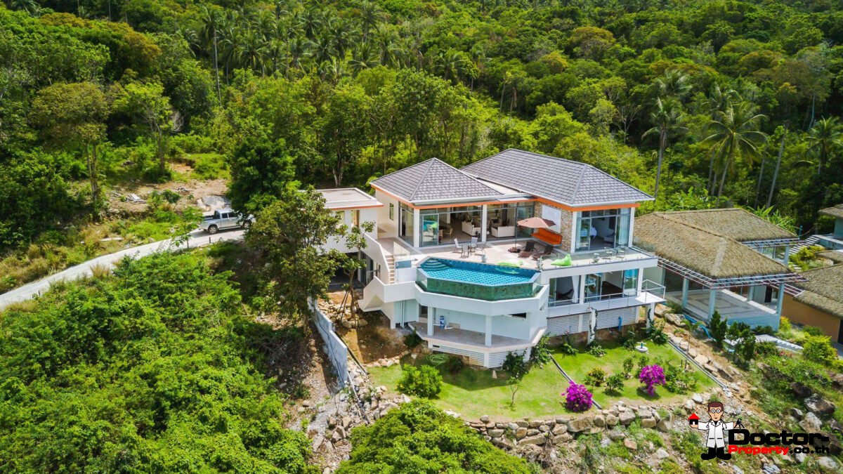 4 Bedroom Sea View Villa - Bophut - Koh Samui - for sale